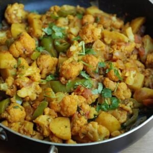 Aloo gobi bellpepper masala