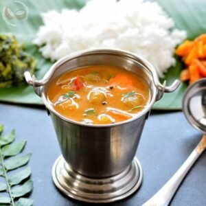 White pumpkin sambhar